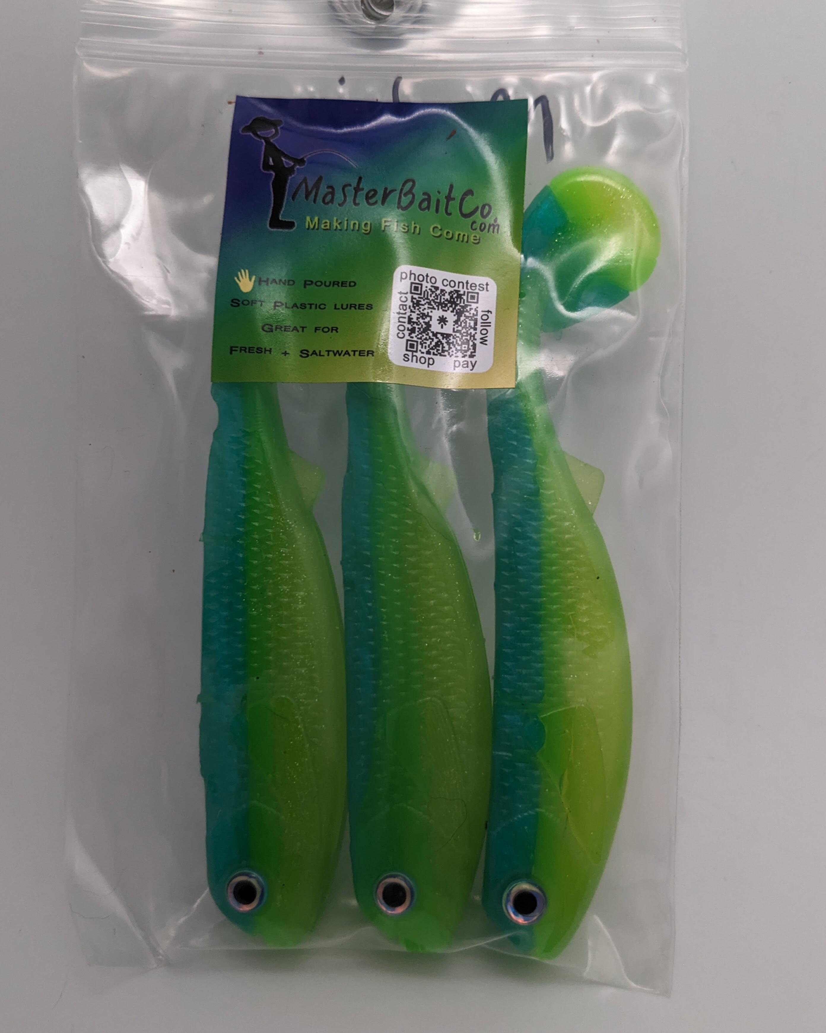 Fun & Games :: Sports & Outdoor :: Boating & Fishing :: 5 inch Paddle Tail  Swimbait 3pk - Maui